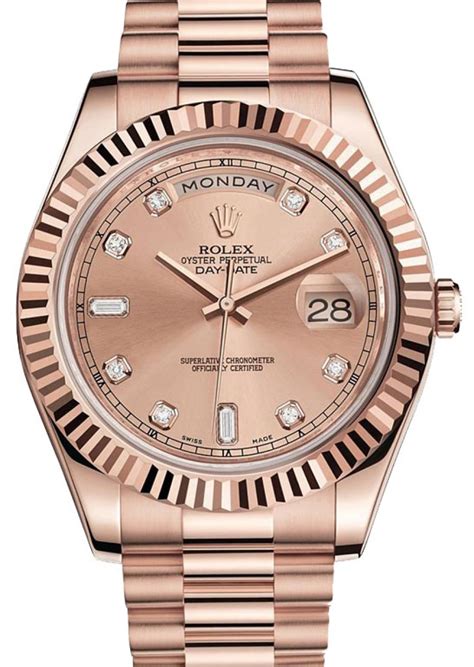 rolex day date ii 218235|Rolex everose day date.